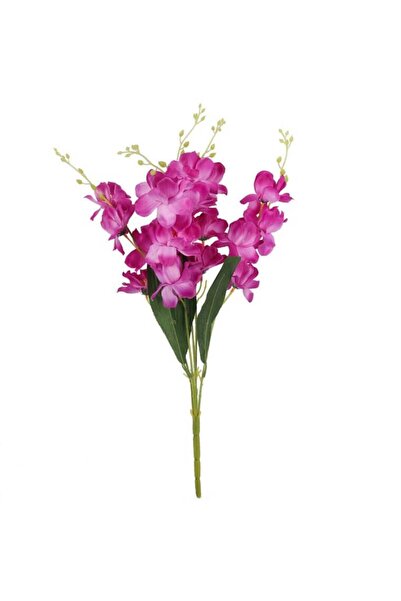 Goliat Flori artificiale de Phalaenopsis în mov deschis - Buchet cu 5 flori, ...