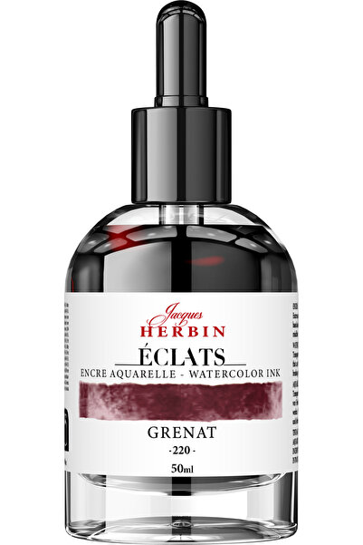 Jacques Herbin J. Herbin Flacon de cerneală 50 ml Granat, Herbin, 16220T
