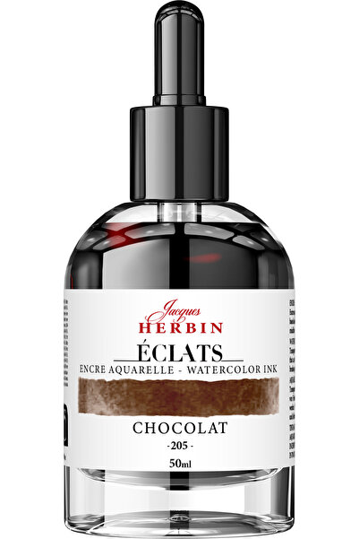 Jacques Herbin Sticlă de cerneală 50ml Ciocolată