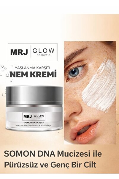 mrj glow Somon DNA Nemlendirici Krem–Kolajen, Niasinamid,vitamin C& Hyaluroni...