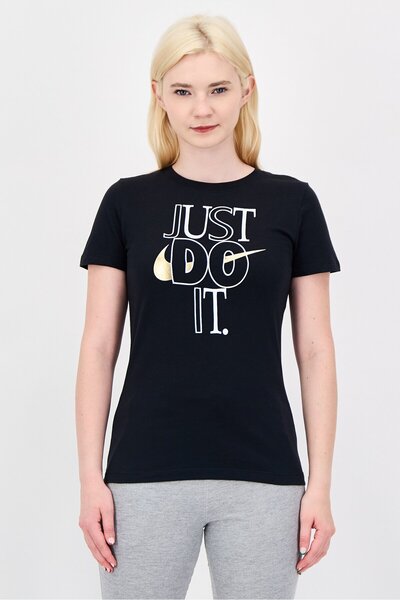 Nike Women Sportswear Fit Short Sleeve Outdoor T-Shirt, Black