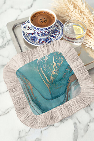 Evimde Bambaşka Șervețel de prezentare de lux cu efect de marmură - Șervețel ...