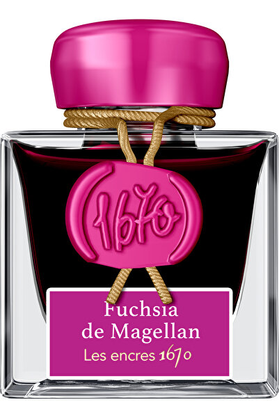 Jacques Herbin Sticlă de cerneală 50ml Fuchsia de Magellan