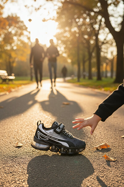 enoch حذاء رياضي للأطفال من إينوخ جراديان بنعل هوائي شفاف ومتدرج اللون