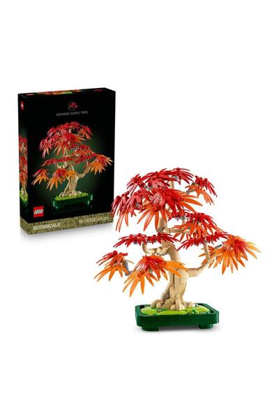 LEGO مجموعة بناء نباتات بونساي من القيقب الأحمر الياباني للبالغين 10348 - 474...