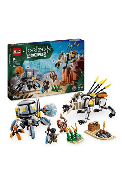 LEGO Horizon Adventures Aloy & Varl vs. Shell-Walker & Sawtooth Toy 77037 - 7...