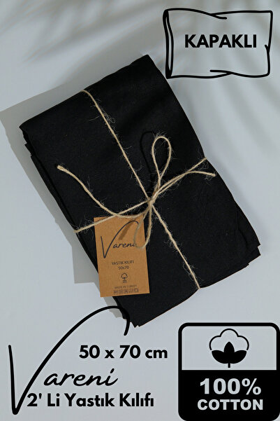 MUEV Bohemian Cotton Pillowcase 2 Pieces 50 X 70 cm Zippered, Covered, Flap P...