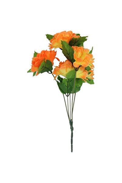 Goliat Bukiet 5 chryzantem w kolorze pomarańczowym