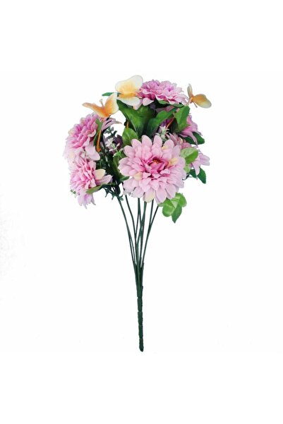 Goliat BUKIET FIOLETOWYCH MARGARETEK Z DEKORACYJNYMI MOTYLKAMI - KWIECISTA DE...