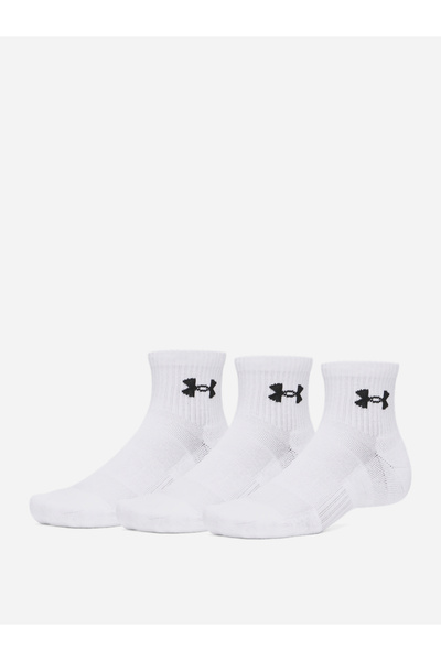 Under Armour عبوة من 3 جوارب قطن عالية الأداء