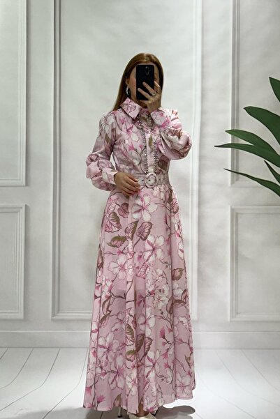 Pulli Collection Linen Stone Embroidery Detailed Zimmerman Dress