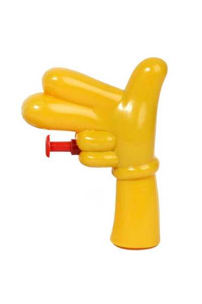 Goliat PISTOLET NA WODĘ PSIKAWKA 10 cm RĄCZKA ŻÓŁTA