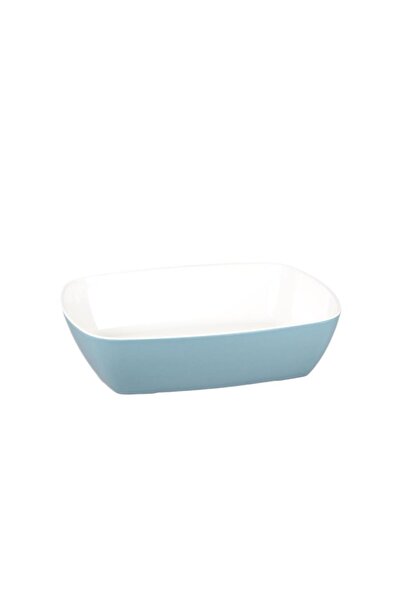 Globy Open Buffet Rectangular Plate Blue – 32.5×26.5×8 cm