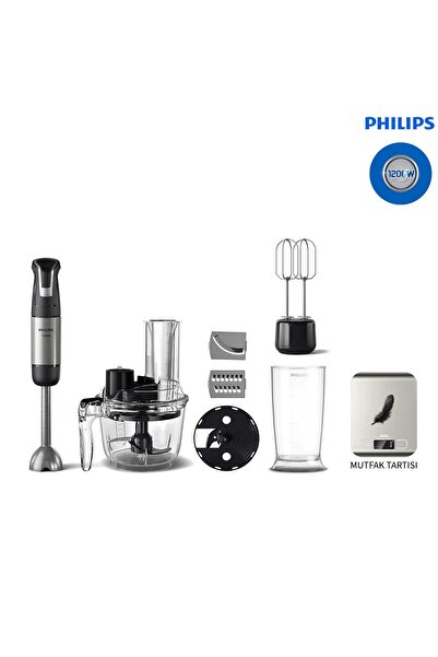 Philips 5000 Serisi El Blenderı 1200W Motor, Paslanmaz Çelik Bıçaklar, Bebek ...