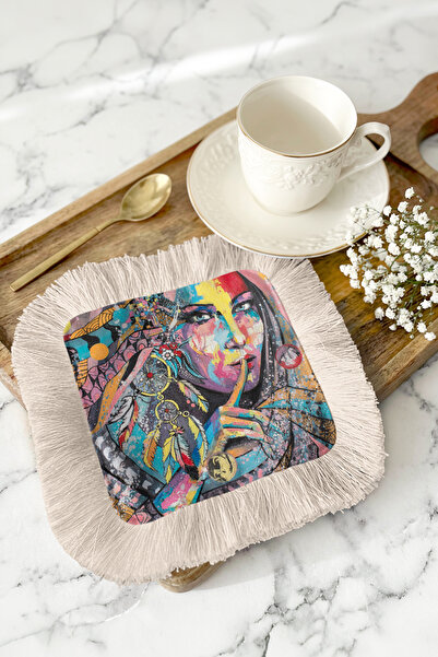 Evimde Bambaşka Πολύχρωμες Ονειρικές Πετσέτες Παρουσίασης με Κρόσσια - Καλλιτ...