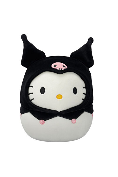 SQUISHMALLOW Jucarie de plus 20 cm, Hello Kitty in costum Kuromi, Squ...