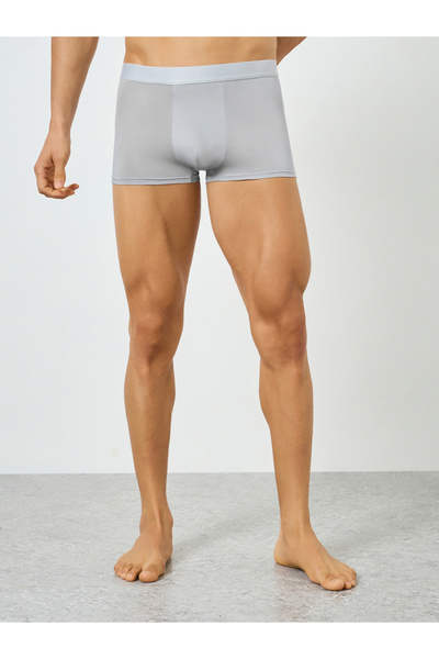Styli Men Grey Solid Trunks