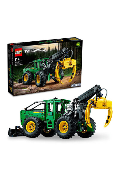 LEGO مجموعة أدوات جون دير 948L-II سكيدر من تكنيك، موديل 42157 - 1492 قطعة، وظ...