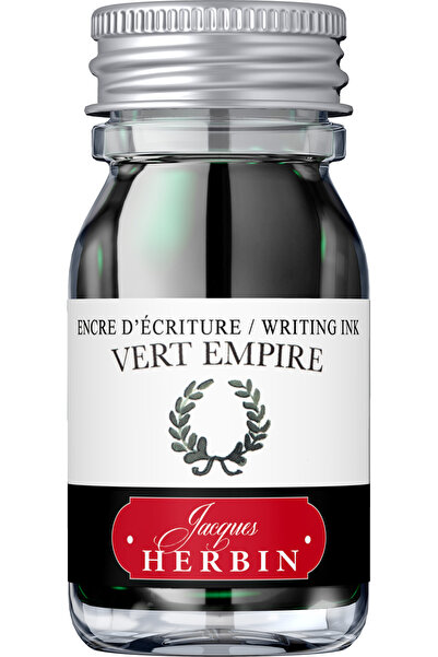 Jacques Herbin Sticlă de cerneală 10ml Vert Empire