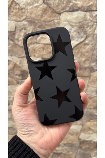 Vip Case İphone 16 Pro Uyumlu Star Silikon Darbe Emici Klasik Korumalı Rubber...