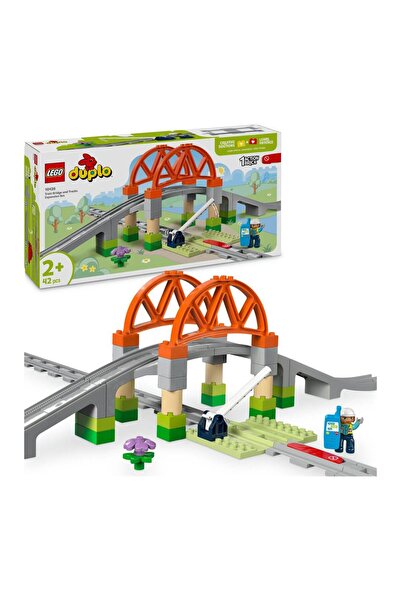 LEGO مجموعة توسعة جسر ومسارات قطار مدينة دوبلو، لعبة إبداعية للأطفال الصغار 1...