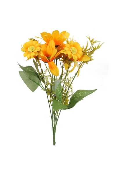 Goliat Buchet 7 Margarete 36cm Culoare Galben