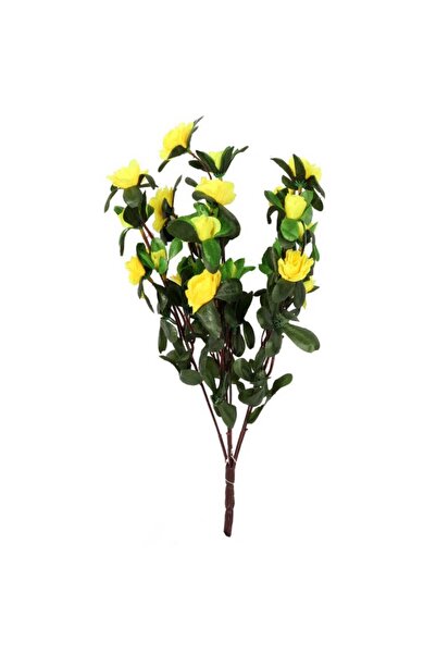 Goliat Buchet de 5 ramuri de trandafiri miniaturali galbeni - Decor artificia...