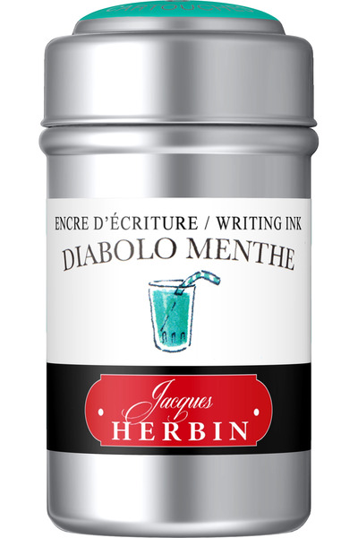 Jacques Herbin Cartușe de cerneală Diabolo Menthe - set de 6
