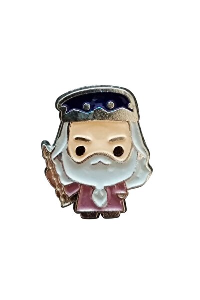 Harry Potter Albus Dumbledore Pin 3x4 Cm Lisanslı Metal - Sihir Dükkanı