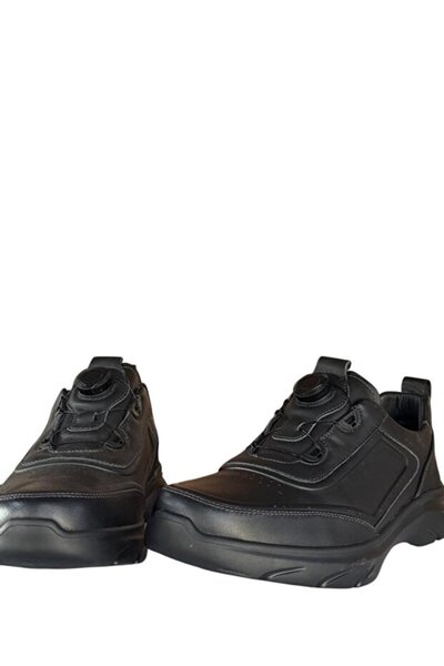 FORTY FOUR 152-22603 Leather Casual Shoes Black