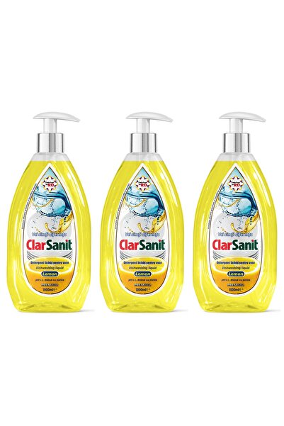 clarsanit SET 3 PIECES - Lemon Fresh Multi-Surface Cleaner 1000ml