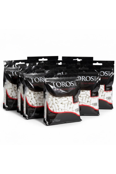 Han Tobacco Pamuklu Filtre Ağızlık 6mm 1500 Adet (10 Paket x 150) – Premium K...