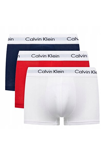 Calvin Klein Men's CK Boxer Briefs 3 Pack Low Rise Trunk Size M