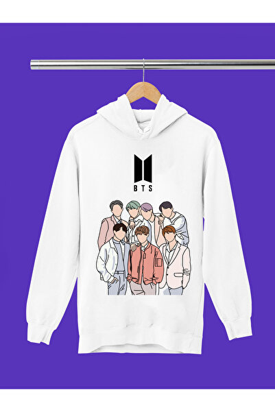 MAGORS Bts Bangthan Boys Printed 3-Yarn Quality Soft Texture Hooded Children'...