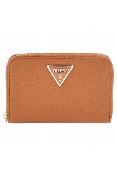Guess Women's Wallet Small Brown -friendly Leather Medium Logo