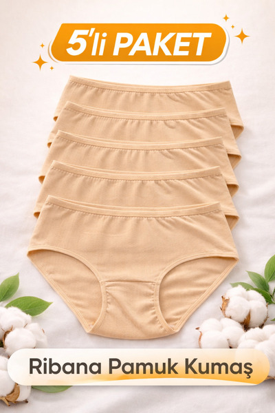 SÜSEN LİNGERİE pamuklu bato külot, ten rengi kadın iç çamaşırı, kadın bato külot