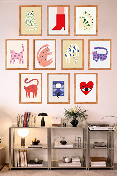 UNT Bucătărie cu aspect de cadru, 10 piese |   Modern |   Set de pictură cu a...