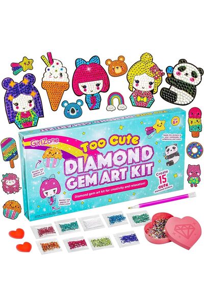 Other Set de Broderie cu Diamante GirlZone - Lucru Manual DIY, 2000 Pietre 5D...