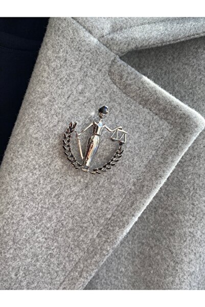 kurukafagift Broş Hukukun Işıltısı Adalet Tanrıçası