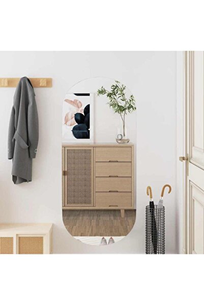 Concept Oglindă de perete, 40x90 cm, oval, sticlă