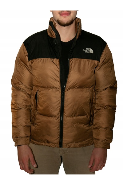 THE NORTH FACE Men's Brown Down Winter Jacket Original TNF size M
