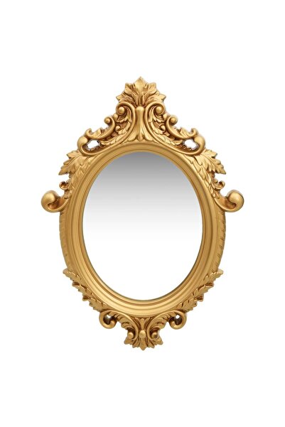 Concept Καθρέφτης τοίχου σε στιλ κάστρου, χρυσός, 56 x 76 εκ.