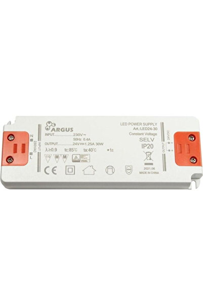 Inter-Tech Μετασχηματιστής LED LED24-30 30W, 24V, 1250mA, IP20
