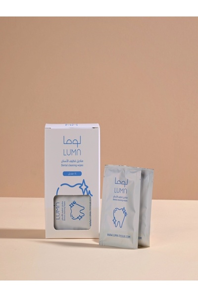 luma 2 عبوة مناديل تنظيف الأسنان | من لوما
