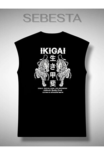 Sebesta Fashion قميص رياضي فضفاض من القطن مطبوع عليه نمور بياقة 0 ياكا بريميوم