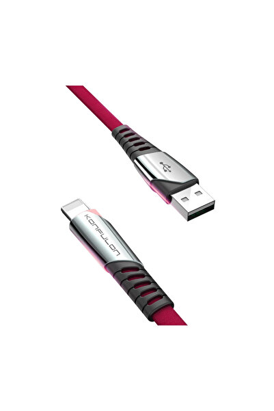 FREEDOM STOREE Dc17 Lightning Cable iPhone Compatible 1m 2.4A - Red