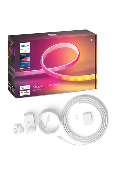 Philips Bandă luminoasă Hue Gradient, Bluetooth, 20W, 1600 lm, lumină albă și...