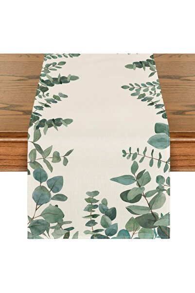 Other Bieżnik na Stół Artoid Fashion - Motyw Eukaliptus, Poliester - Kuchnia ...
