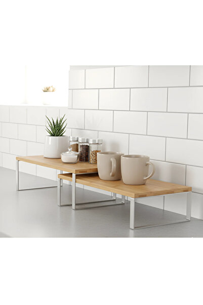 Herum Set de rafturi de bucătărie, suprapunibile, pentru depozitarea condimen...