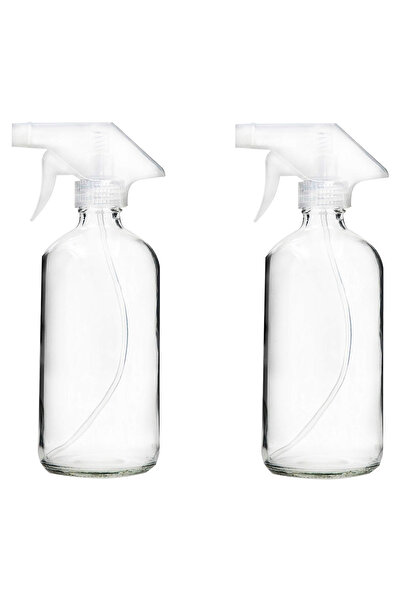 OEM Set of 2 bottles with sprayer and cap, 500 ml, white, Sheer
